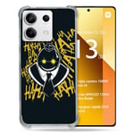 Cokitec Coque Renforcée pour Xiaomi Redmi Note 13 5G Manga Assassination Classroom Kuro Noir