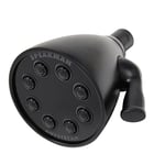 Speakman Signature Icon Anystream Pommeau de douche réglable en laiton massif, cuivre, Noir mat., 2.5 GPM