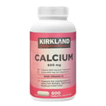 Kirkland Signature Calcium 600mg Vitamin D3 Food Supplement - 600 Tablets