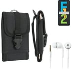 For Samsung Galaxy F12 + EARPHONES Belt bag outdoor pouch Holster case protectio