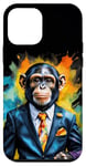 Coque pour iPhone 12 mini Chimpanzé Costume Singe Drôle Animaux Motif Imprimé