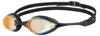 Arena Lunettes de Natation Cobra Original Swipe Miroir Jaune Copper Noir