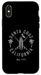 Coque pour iPhone X/XS Santa Cruz Retro Vintage Surf & Skateboard Design Graphique