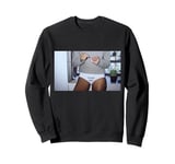 Sexy T-Shirt Funny T-Shirt Woman in Briefs Nur die Zunge Sweatshirt