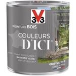 V33 - Peinture bois Couleurs d'ICI Gris flotté 0,5 l - Gris flotté