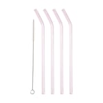 Lyngby Glas Lyngby Glas sugrör 21,5 cm 4-pack Pink