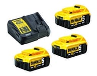 Dewalt BATTERIER OG LADER 18V XR 5AH