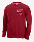 Miami Heat Standard Issue Men's Nike Dri-FIT NBA Crew-Neck Sweatshirt