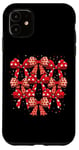 Coque pour iPhone 11 Valentines Day Coquette Bow Cute Heart Ribbon Love Retro