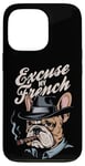 Coque pour iPhone 13 Pro Bulldog français Excuse My Frenchie Vintage Bulldog Lover