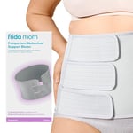 Frida Mom Belly Binder: Postpartum Recovery, Abdominal Support for Natural Delivery & C-Section Recovery, 23cm High Adjustable Compression Wrap