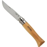 Opinel 04428 VRI N8 – Couteau en acier inoxydable avec Blocker