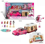 Kids Barbie Dream Camper Van Playset with Accessories Adventure For Boys Girls