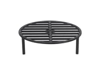 Esschert Design Ff233, Grill, Ved, Galler, Svart, Rund, Gjutjärn