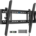 HOME VISION Tilt TV Wall Bracket for Most 48-120 inch Flat Curved TVs, Heavy Duty TV Mount up to 200Lbs/91Kg, Wall Mount TV Bracket Fits 16"/18"/24" Studs Max VESA 800x600mm Space Saving LED OLED LCD