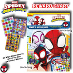 Good Behaviour - Marvel Spidery & Friends - Spiderman Reward Chart & Stickers