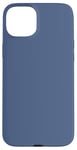 Coque pour iPhone 15 Plus Couleur bleu cadet simple