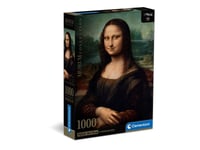 Clementoni Museum Collection Leonardo Mona Lisa, 1000 Styck, Konst, 18 År