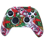 Housse De Protection En Silicone Pour Manette De Jeu X Box Série S/X, Camouflage, Poignée De Jeu, Impression À L'huile Et À L'eau, Poignée En Caoutchouc Souple