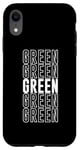 Coque pour iPhone XR Vert