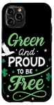 Coque pour iPhone 11 Pro Green Pride St. Patrick's Day for Free-Thinking Americans