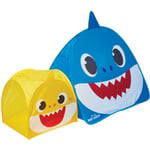 Moose Toys - Tente de jeu pop-up 2 compartiments - Baby Shark