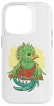 Coque pour iPhone 14 Pro Dessin animé mignon oiseau Quetzal