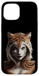 iPhone 15 Fierce Jungle Tiger Spirit Fantasy Artwork Case