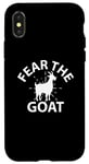 Coque pour iPhone X/XS Goat Lover Funny - Fear The Goat