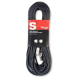 Stagg 10M / 33ft XLR to XLR Cable, 3-Pin Male to Female, Suitable for Microphone, PA System, Audio Mixer, Studio Monitors, Audio Recording