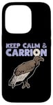 iPhone 14 Pro Keep Calm And Carrion Vulture Scavenging Bird Case