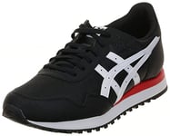 ASICS Men's Tiger Runner II Sneaker, Black/White, 5.5 UK