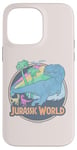 Coque pour iPhone 14 Pro Max Jurassic World: Fallen Kingdom T-Rex Dino Scene Pastel Logo