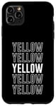 Coque pour iPhone 11 Pro Max Jaune