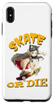 Coque pour iPhone XS Max Skate or Die - Cool Anime Skateboarding Girl