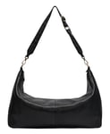 Liebeskind Berlin Paris Sheep Natural, Hobo Damen, Black, L (HxBxT 32cm x64cm x16cm)