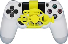 Manette, Mini Volant De Jeu, Pièce De Rechange Pour Sony Ps4, Accessoire De Jeux De Course (Jaune)