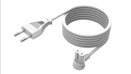 Flexson Câble d'alimentation pour SONOS Era 100 et 300, Ray, Arc, SUB (GEN 3), SUB-Mini, AMP, Beam, Play Base, PLAY5 (GEN 2) – Blanc (UE) 5 m