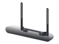 Flexson - Monteringskomponent (Tv Mount Attachment) - For Soundbar - Høykvalitets Stål - Svart - Skjermstørrelse: 40"-80" - For Sonos Ray