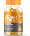 Vitamin C and Zinc Gummies by C Defence, Immunity, Vegan Gummies for Adults and