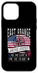 Coque pour iPhone 12 mini East Orange Drapeau des États-Unis Coordonnées GPS East Orange