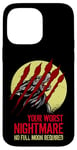 iPhone 14 Pro Max Bloody Scratches Nightmare Full Moon Howling Wolf Werewolf Case