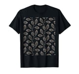 Climbing Vine Leaves Grey Cut Out T-Shirt