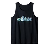 Winter Vibes Snowman Cocoa Cute Christmas Tank Top