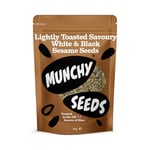 Munchy Seeds Lightly Toasted Black & White Sesame Seeds, Gluten Free High Protein Snacks, Nutritious & Versatile Sesame Seeds, Perfect On Salads, Great Source Of Vegan Protein, High Fibre Snacks, 1kg