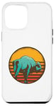 Coque pour iPhone 12 Pro Max Buffalo Silhouette Horns Force Freedom Animal Wildlife