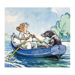 The Wind in the Willows On The River Blank Greeting Card with Envelope