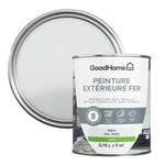 Peinture extérieure métal GoodHome blanc RAL 9003 satin 0.75L