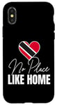 Coque pour iPhone X/XS No Place Like Home Trinidad and Tobago Trini Patriotic Tee