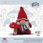 KNITTY CRITTERS - Pocket Gnome - Red